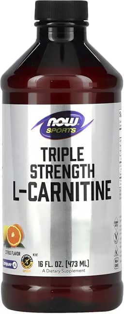 NOW Foods L-Carnitina Líquida 473 ml Importado