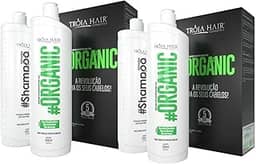 2 Kit Organic Troia Hair Selagem Inteligente Livre de Formol