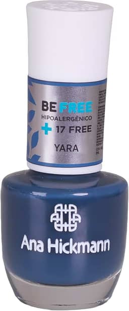 Esmalte Ana Hickmann Hipoalergênico 9ml - Cor Yara Nude Chic - Coleção Be Free - Longa Duração e Secagem Rápida