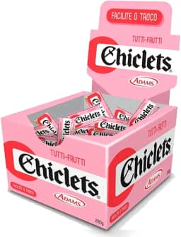Chiclete Caixinha Chiclets Tutti-Frutti C/100 - Adams