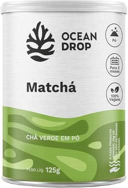 Matchá em pó 125g - Ocean Drop