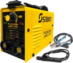 Máquina De Solda Inversora 170a Portatil Eletrodo 3.5mm Mma Tig Bivolt 110v/220v Com Acessórios Fusion Arc 170 Start