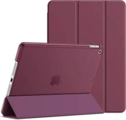 JETech Capa para iPad 10,2 Polegadas (Modelo 2021/2020/2019, Geração 9/8/7), Estojo com Função Despertar/Suspensão Automática (Vinho)