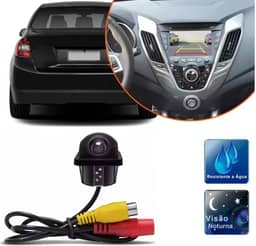 First Option Câmera de Ré Tartaruga Visão Noturna Colorida Estacionamento