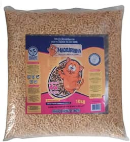 Pellets Higiênico De Madeira Para Gatos Madeirinha 10 Kg