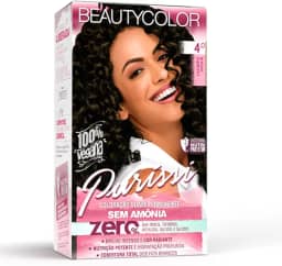 Coloração Kit BEAUTYCOLOR Puríssi Sem Amônia - 4.0 Castanho Natural