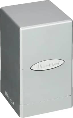 Ultra Pro Deck Box Satin Tower: Metallic Silver