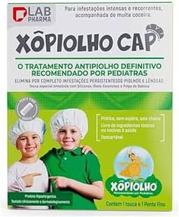 XÔ PIOLHO CAP LOÇÃO + PENTE REMOVEDOR