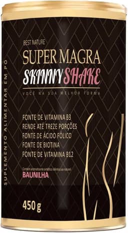 Super Magra Shake De Emagrecimeto Rapido 21g Proteina 18 Vitaminas Minerais