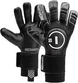 N1 Goalkeeper gloves Scorpius SSG Pro Luvas de Goleiro para Adultos para Futebol Profissional de Látex Alemão. Ultraleves, Ajustáveis e Antiderrapantes com Corte Negativo. Grande Amortecimento