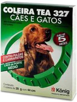 Coleira Antipulgas para Cães Tea Konig 28g - 44cm