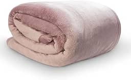 Camesa Cobertor Neo Flannel 600g m2 Solteiro - Rose