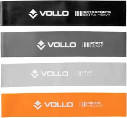 Kit 4 Faixas Elásticas Bands 3 Intensidades