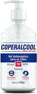 Coperalcool Bacfree Álcool Gel Higienizador de Mãos 70°INPM 400g Clássico