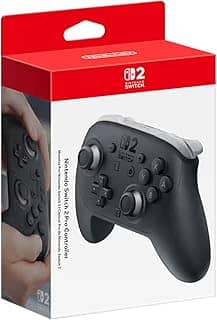 Nintendo, Controle Nintendo Switch 2 Pro, HD Rumble 2, Botão C para GameChat, Funcionalidade Amiibo Embutida, Preto