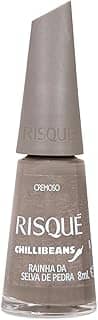 Esmalte Cinza Risqué & Chilli Beans Rainha da Selva de Pedra Cremoso 8ml