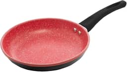 LYOR - Frigideira de Indução em Alumínio com Revestimento Cerâmico Granilite Vermelha 24cm