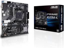 Placa Mãe Asus para AMD AM4 Prime A520M-K 2xDDR4 mATX - 90MB1500-M0EAY0