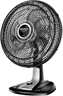 Ventilador 40cm Super Turbo 8 Pás, Mondial, Preto/Prata, 140W, 220V - VTX-40-8P