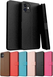 Capa Capinha Carteira Flip Couro Compatível Apple iPhone 11 Premium (PRETO)