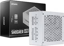 Fonte Gamer Pcyes Shocker Full Modular 500w 80 Plus White - White Ghost - FM500WWG