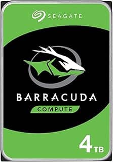 HD Interno, Barracuda Compute HDD 3.5, 4TB, ST4000DM004, Seagate, HD interno, Prata