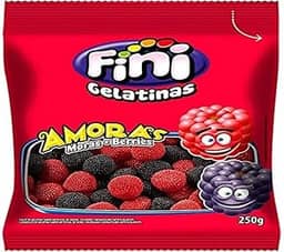 Balas De Gelatina Amoras Fini 250G