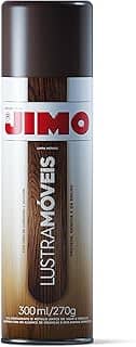 JIMO Lustra Móveis Limpa Renova Protege Mais Brilho na Madeira Clara ou Escura Fragrância Suave Aerossol 300ml