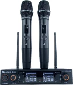 Microfone Kadosh Duplo Sem Fio K 502 M Original