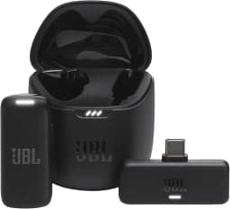 JBL, Microfone Sem Fio, Quantum Stream Wireless, Lapela, USB-C - Preto
