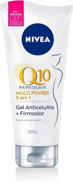 NIVEA Gel Corporal Firmador Bye Bye Celulite 200g - Com textura em gel que não precisa de massagem, reduz furinhos, celulites e melhora a flacidez da pele em 3 semanas, estimulando a renovação celular