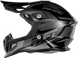 Capacete Motocross Fast Tech Limited Edition 60 Preto/Cinza 60
