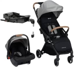Travel System Safety 1st, Spark Plus Trio, com Isofix, 0 meses a 22 kg, Grey Frost