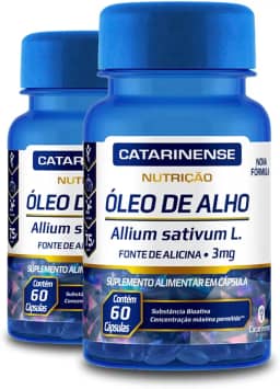 Kit 2 Óleo de Alho Catarinense 60 Cápsulas