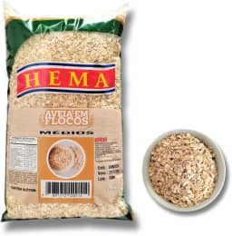 Aveia Média Em Flocos 1kg - Hema Alimentos (foto Real)