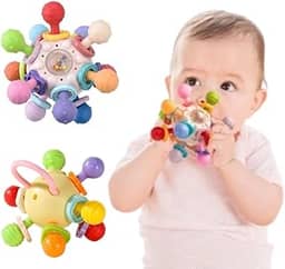 Genérico Mordedor Infantil Brinquedo de Bebê Flexível 360 Livre BPA