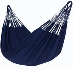 Rede de Dormir Casal Reforçada Algodão (Azul)