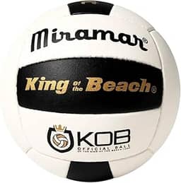 Bola de vôlei Mikasa Miramar® King of The Beach®, preto/branco