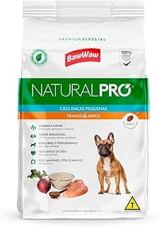 Ração Baw Waw Natural Pro para cães raças pequenas sabor Frango e Arroz - 2,5kg