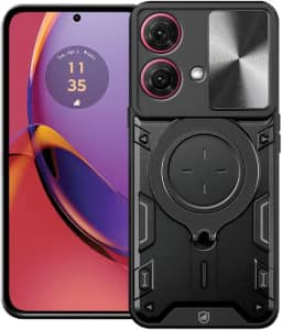 Gshield Capa Case Capinha Discovery para Motorola (Preta, Moto G84)