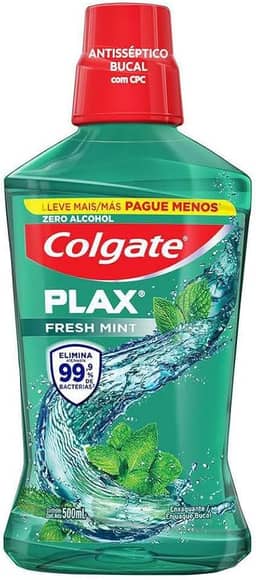 Enxaguante Bucal Colgate Plax Fresh Mint 500ml
