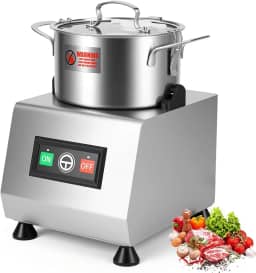 Multiprocessador Alimentos, Processador de Alimentos 220V, 400W, Picador de Legumes 3L, Construção em Aço Inoxidável, 1500 RPM, Picador Universal para Legumes, Carne, Restaurantes e Cozinhas