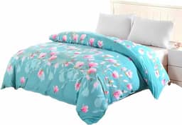 Edredom Casal Dupla Face Estampas Variadas 1 Peça (Floral)