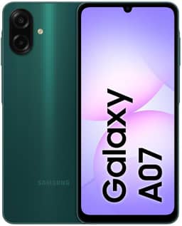 Celular Samsung Galaxy A07 256GB, 8GB, Câm. 50MP, Tela 6.7"- Verde