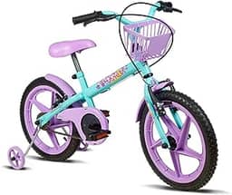 Bicicleta Infantil Verden Fofys - Aro 16 com cestinha e rodinhas