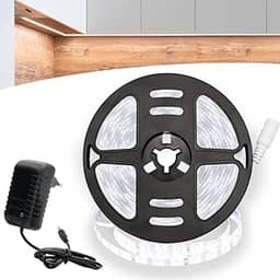 Fita Led 2835 Rolo 5 Metros 300leds Ip65 Dupla Face + Fonte (Branco Frio)