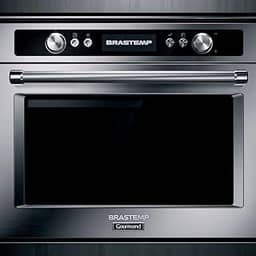 Microondas de Embutir Brastemp Gourmand com 40 Litros de Capacidade Inox - BMO45AR