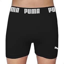 Cueca Boxer Puma Microfibra Poliamida Sem Costura Performance Elástico 40MM Masculino Adulto