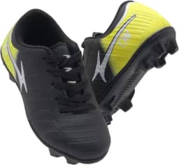 Chuteira Infantil de Futebol Campo, Solado com Travas, 28 ao 33 Resistente Costurado