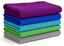 Kit 5 Pano de Chao Microfibra Macio 60x80cm Toalha de Limpeza Gigante Residencial…